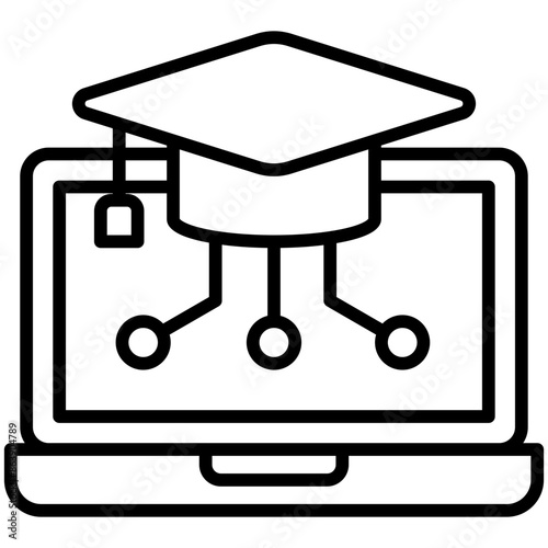 E Learning Icon