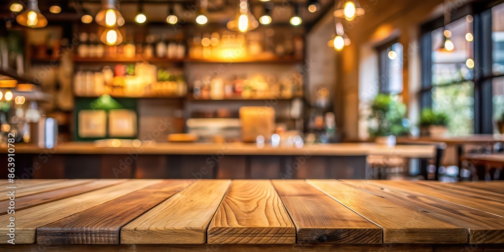 Empty wooden table in front of blurred caf? bar , cafe, restaurant, interior, wood, tabletop, empty, drink, dining, bar Empty wooden table in front of blurred caf? bar , cafe, restaurant, interior, wood, tabletop, empty, drink, dining, bar