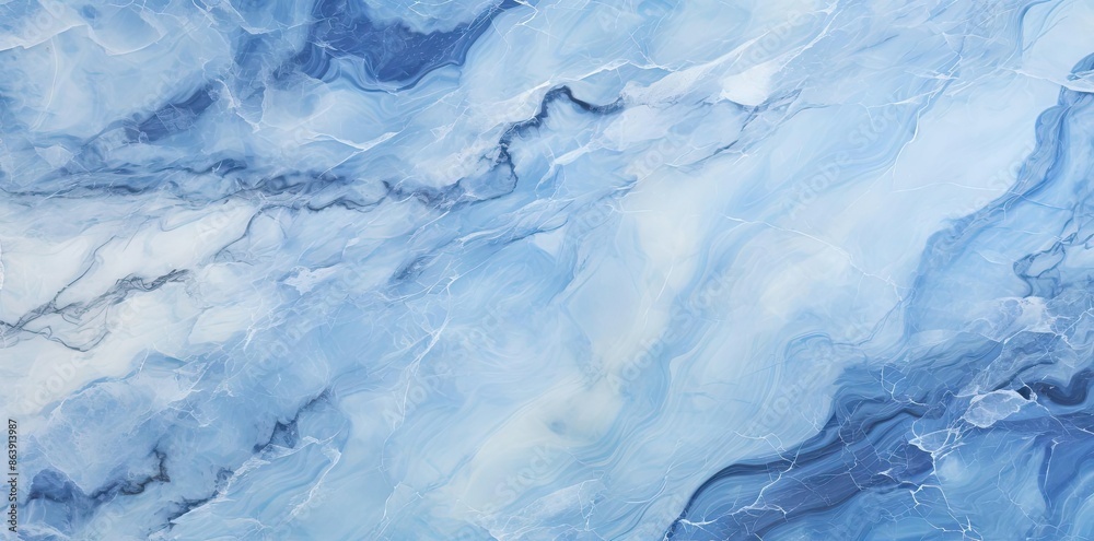 Abstract Blue Marble Background Texture - Swirling Patterns Abstract Blue Marble Background Texture - Swirling Patterns