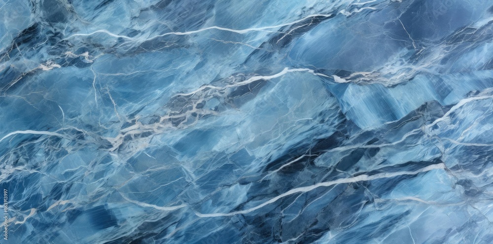 Blue Marble Texture Abstract Background Illustration Blue Marble Texture Abstract Background Illustration