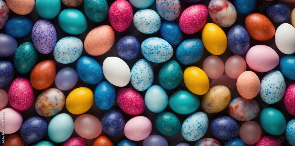 Colorful Easter Eggs Close-up Photography Colorful Easter Eggs Close-up Photography