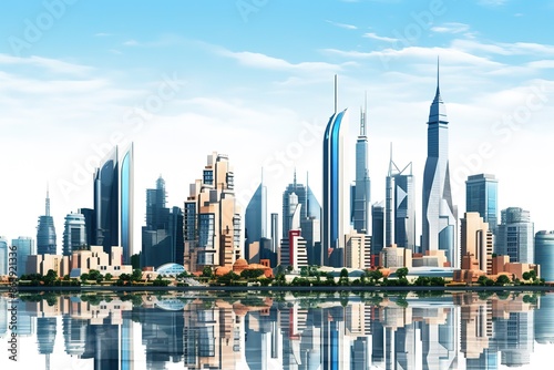 skyline of Manhattan, new York