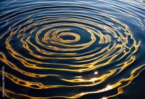 circular ripples reflecting stone thrown into pond creates water patterns, light, waves, mirror, sunlight, pebble, lake, aqua, designs, circles, rock, pool photo