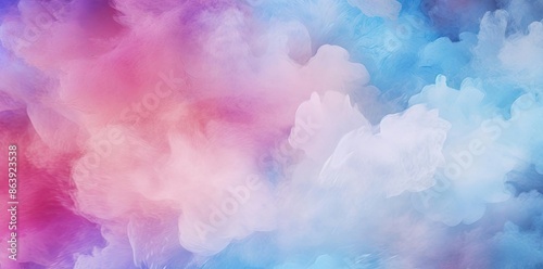Abstract Background with Pink and Blue Swirls