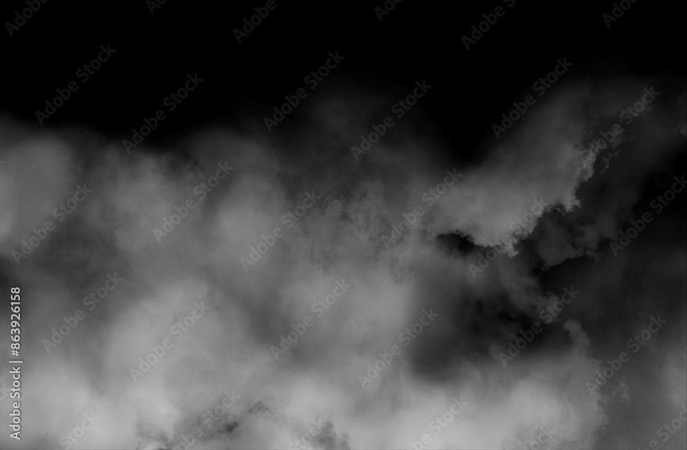 Fototapeta premium smoke mist on black background