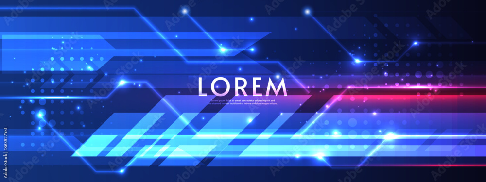 Dark blue backdrop with lights and shapes. Game design. Vector illustration. Dynamic colorful background for game design. Dark blue backdrop with lights and shapes. Game design. Vector illustration. Dynamic colorful background for game design.
