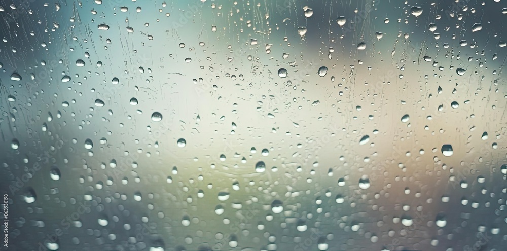 Rain Drops on Window Glass Abstract Background Rain Drops on Window Glass Abstract Background