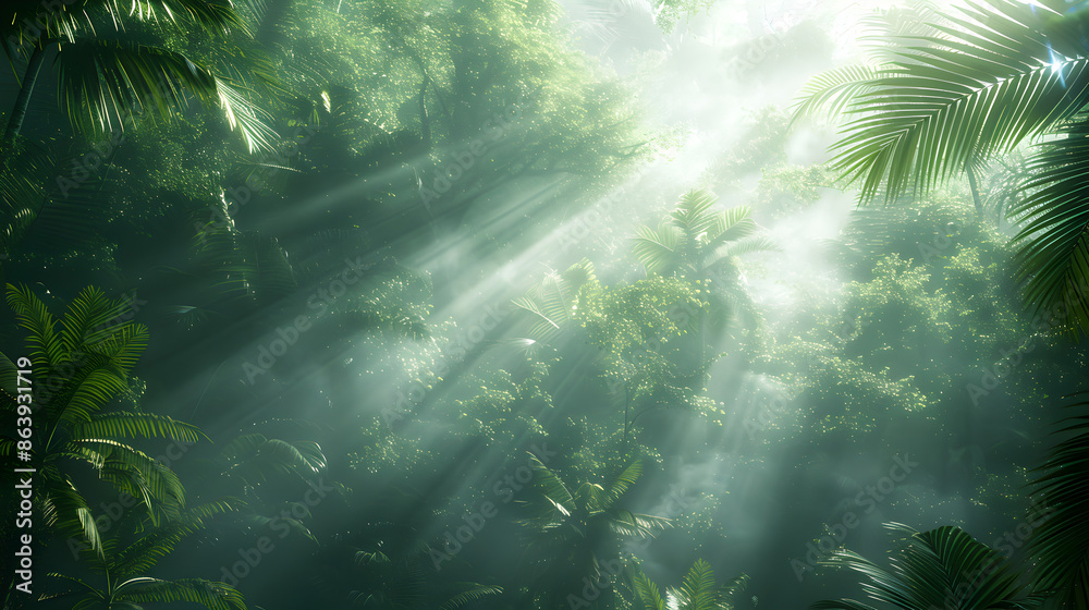 Mountain Top Clouds: Clouds hovering and clinging to the tops of mountains, creating a majestic and ethereal effect