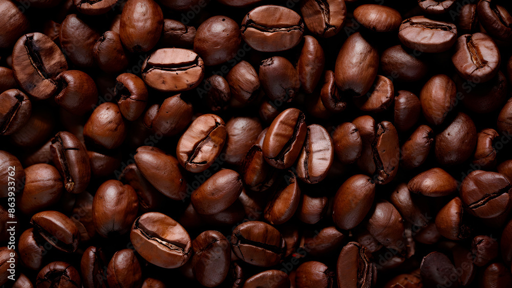 Coffee beans background Coffee beans background