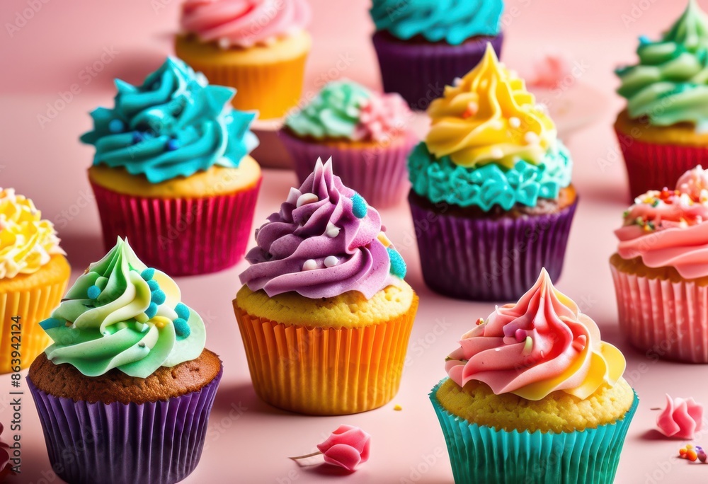 colorful cupcakes frosting peaks pastel background, lgbtq, pride, love, equality, vibrant, icing, colors, frosted, bright, multicolored, hues, swirls, rainbow colorful cupcakes frosting peaks pastel background, lgbtq, pride, love, equality, vibrant, icing, colors, frosted, bright, multicolored, hues, swirls, rainbow