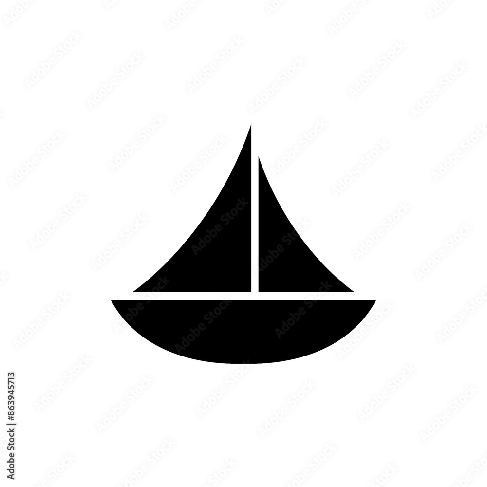 Ship icon with simple and modern design Ship icon with simple and modern design