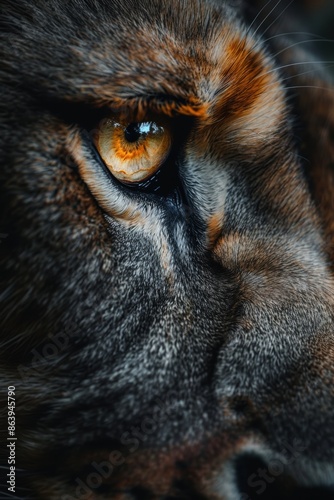 Eye of lion © S. CREATOR Studio