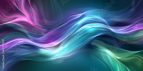 Wallpaper Mural abstract background with lines in blue, purple and green colors	 Torontodigital.ca