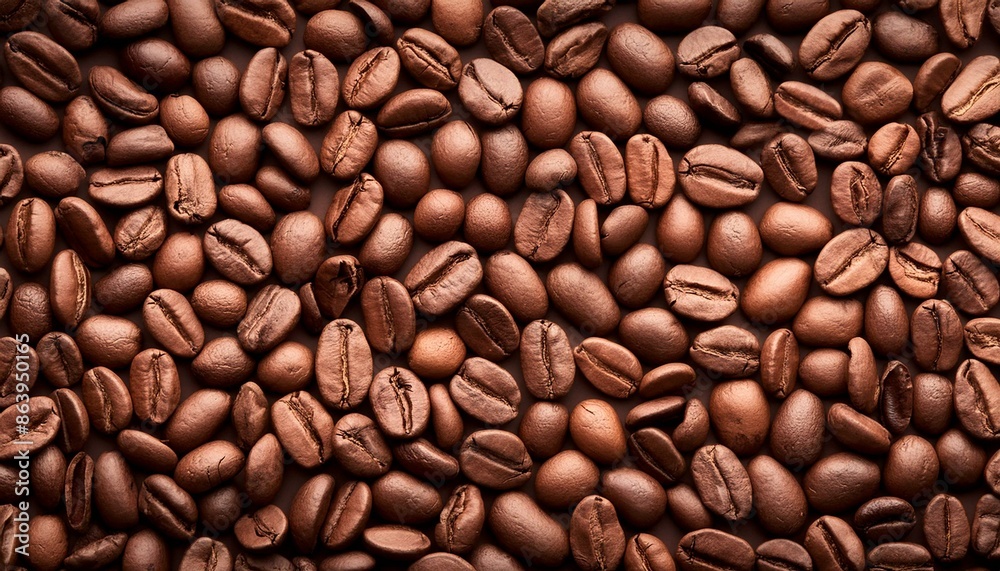 Obraz premium Texture ensemble grains de café 