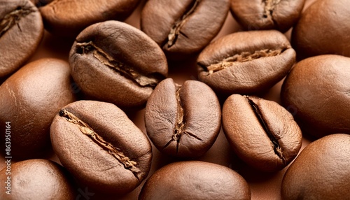 Macro Grains de café