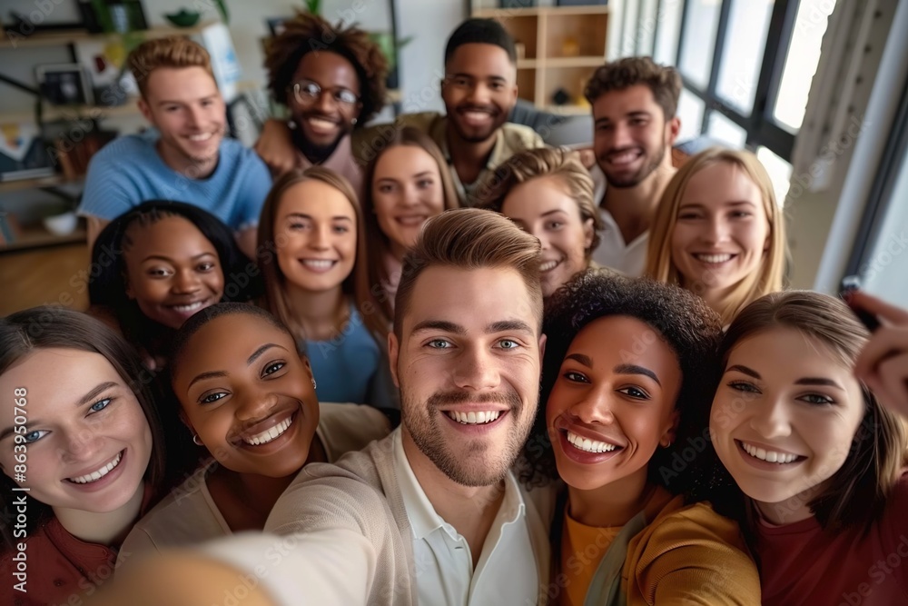 Multicultural happy people taking group selfie portrait in the office, diverse people celebrating together, Happy teamwork and lifestyle concept Multicultural happy people taking group selfie portrait in the office, diverse people celebrating together, Happy teamwork and lifestyle concept