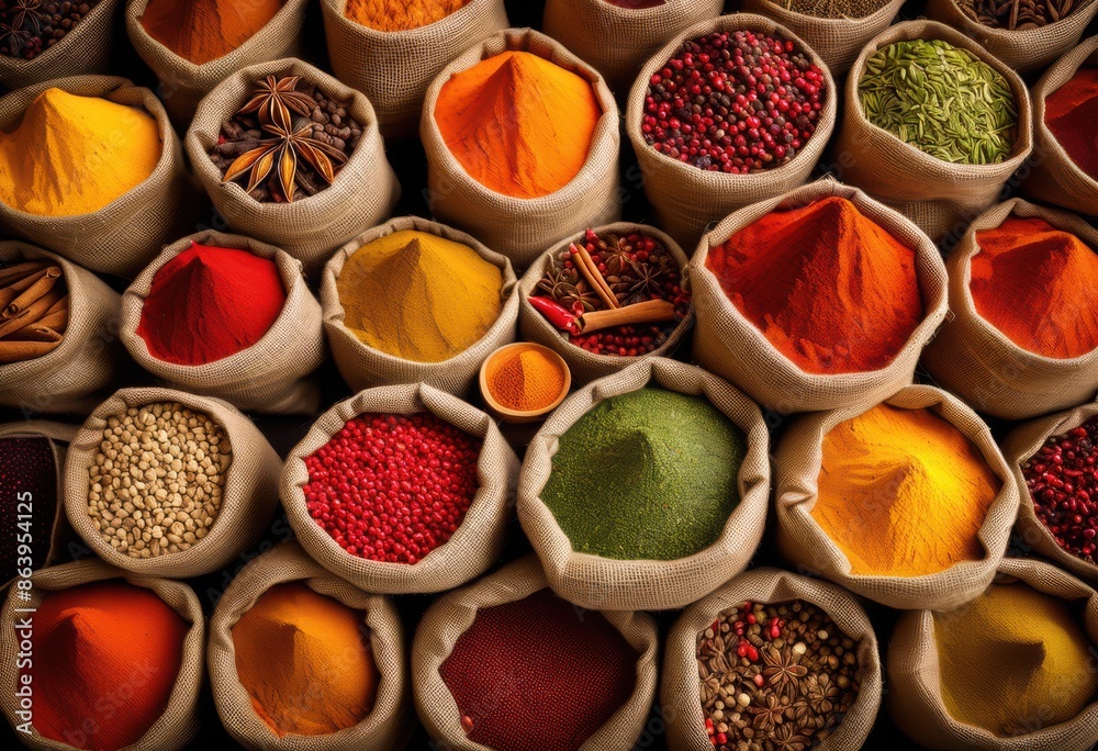 colorful exotic spices displayed open burlap sacks, lgbtq, pride, love, equality, vibrant, assorted, aromatic, arrangement, presentation, showcase, exhibit, colorful exotic spices displayed open burlap sacks, lgbtq, pride, love, equality, vibrant, assorted, aromatic, arrangement, presentation, showcase, exhibit,