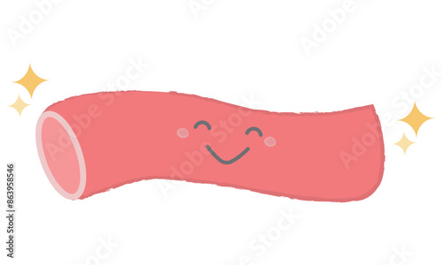 健康な血管のキャラクター