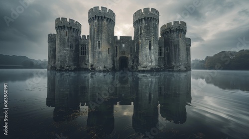 Bodiam Castle, East Sussex, England