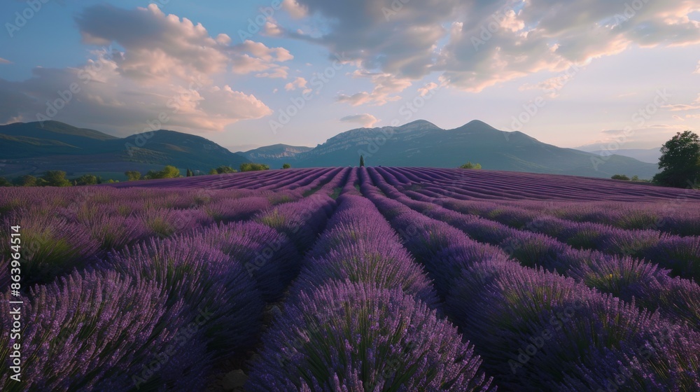 Fototapeta premium Lavender fields of Provence, France