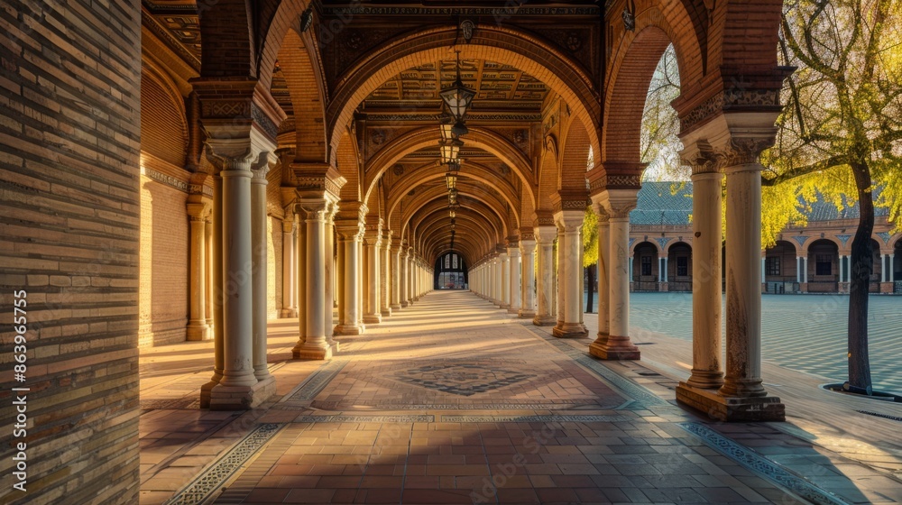 Plaza de España, Seville, Spain Plaza de España, Seville, Spain