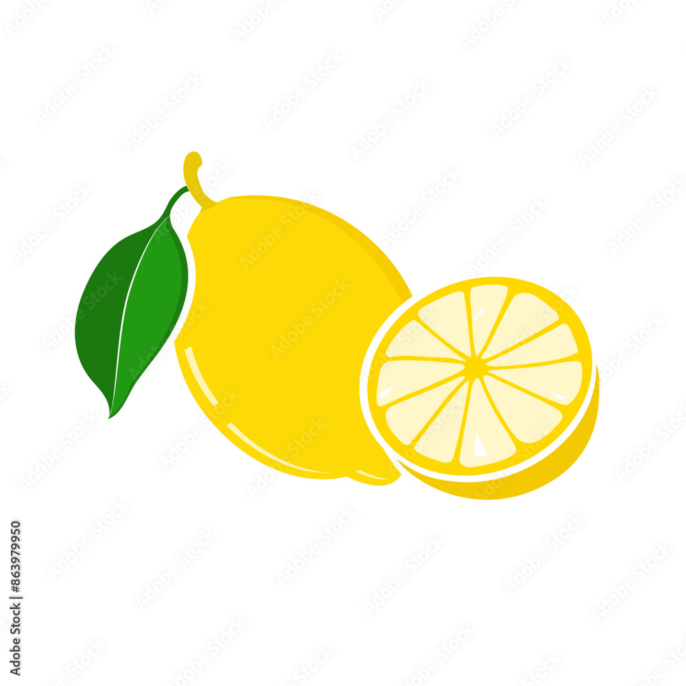 Lemon icon vector for web, computer and mobile app Lemon icon vector for web, computer and mobile app