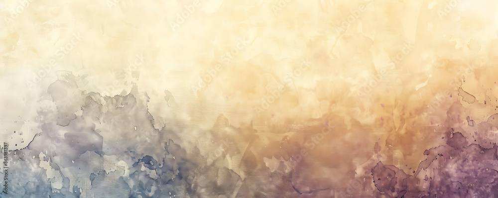 Obraz premium vibrant abstract watercolor background featuring a gradient paint stains. 