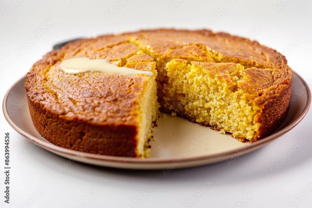 Crackle-Top Buttermilk Corn Bread in Cast Iron Skillet Crackle-Top Buttermilk Corn Bread in Cast Iron Skillet