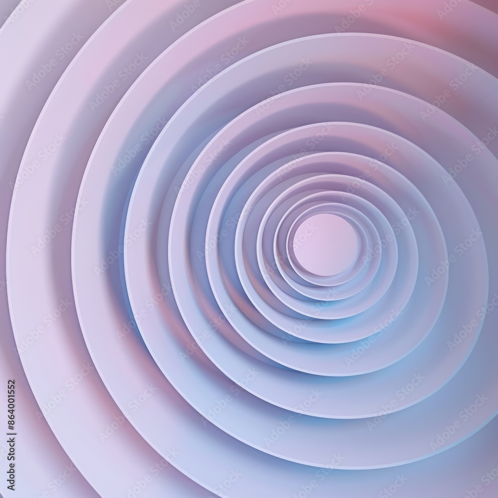 Obraz premium a purple and green wall of various shapes and circles, in the style of muted, minimalist compositions