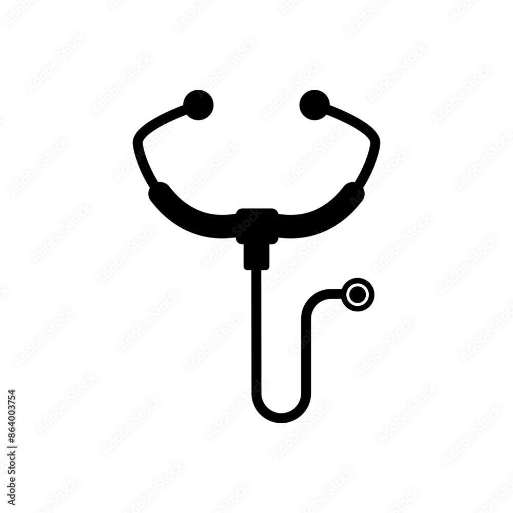 Stethoscope icon vector Stethoscope icon vector