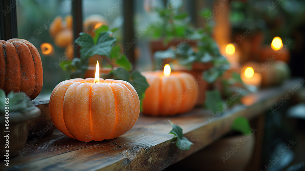 Pumpkin Candle Holders Pumpkin Candle Holders
