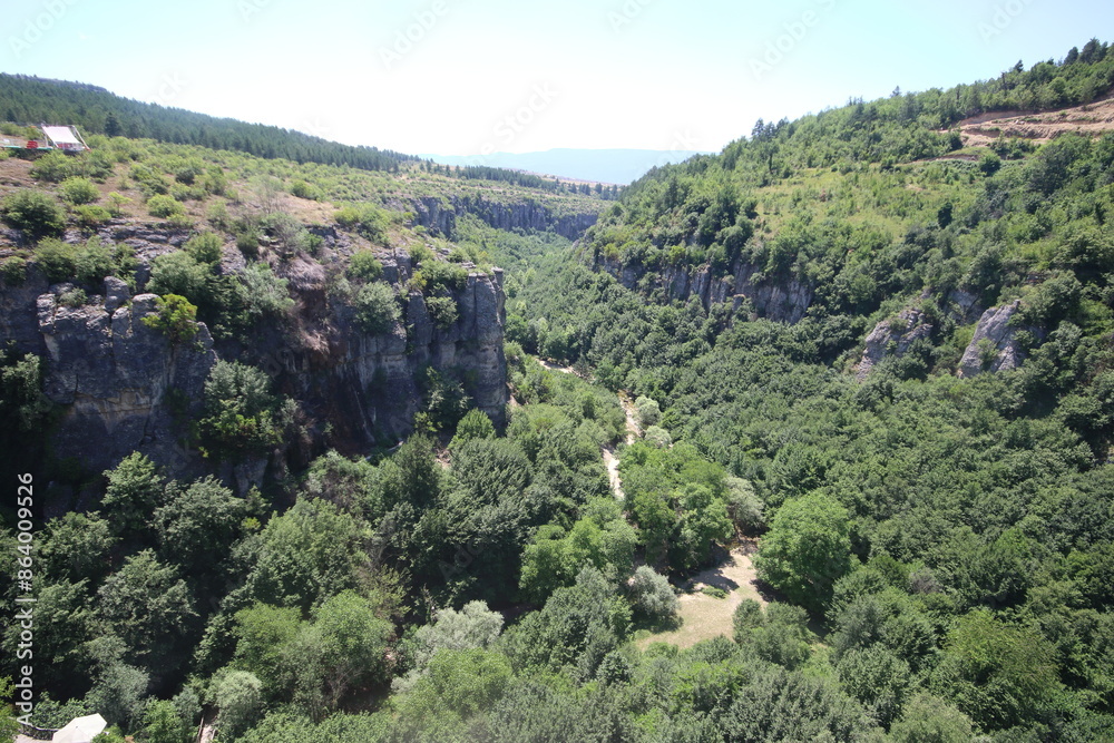 view of the canyon in Safranbolu (Turkey) view of the canyon in Safranbolu (Turkey)