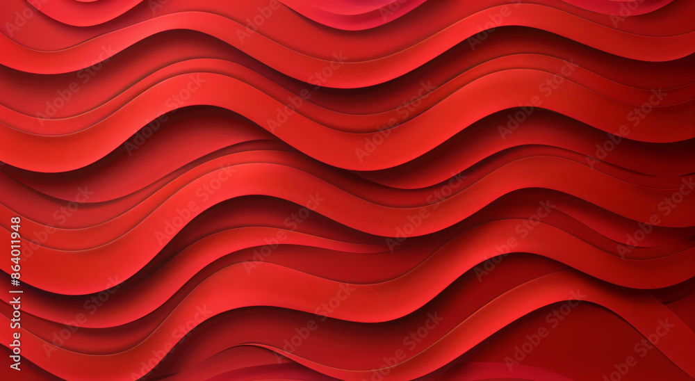 Red background, curved lines, abstract style, red color scheme, simple and elegant background design with soft lighting. The texture of the paper is visible through a macro lens Red background, curved lines, abstract style, red color scheme, simple and elegant background design with soft lighting. The texture of the paper is visible through a macro lens