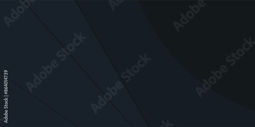 Dark neutral background for wide banner. Abstract Illustration. Luxurious black line background