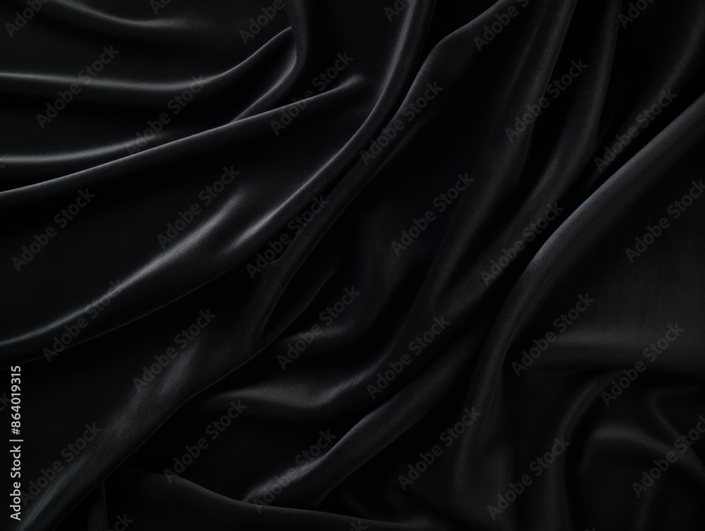 Obraz premium black velvet fabric