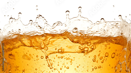 cold beer isolated on white