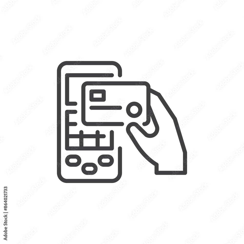 Payment Gateway line icon Payment Gateway line icon