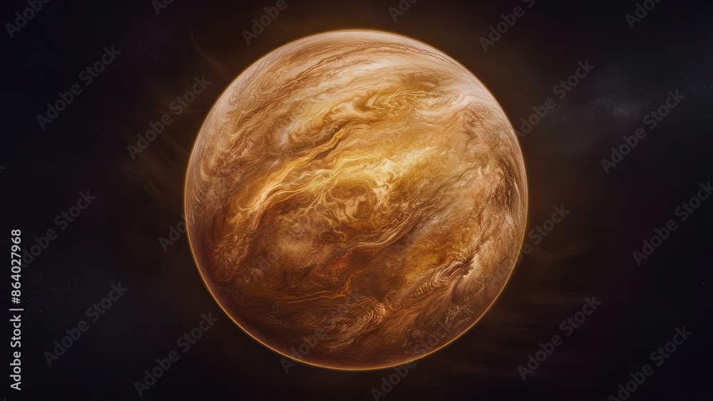 Detailed View of Planet venus Detailed View of Planet venus