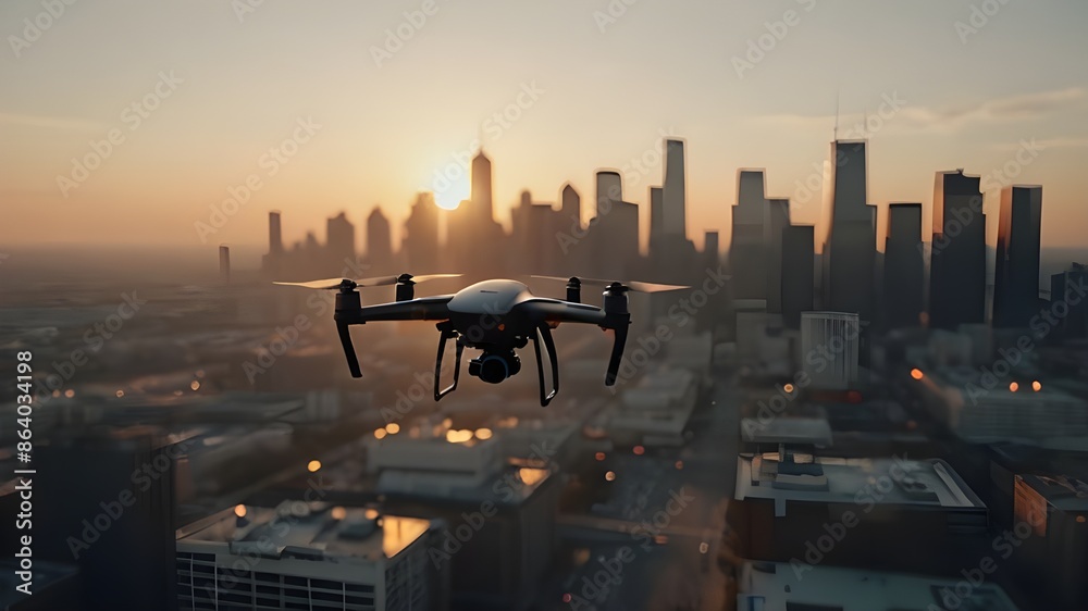 surway the city with drone, connection, flying, futuristic, horizontal, innovation surway the city with drone, connection, flying, futuristic, horizontal, innovation