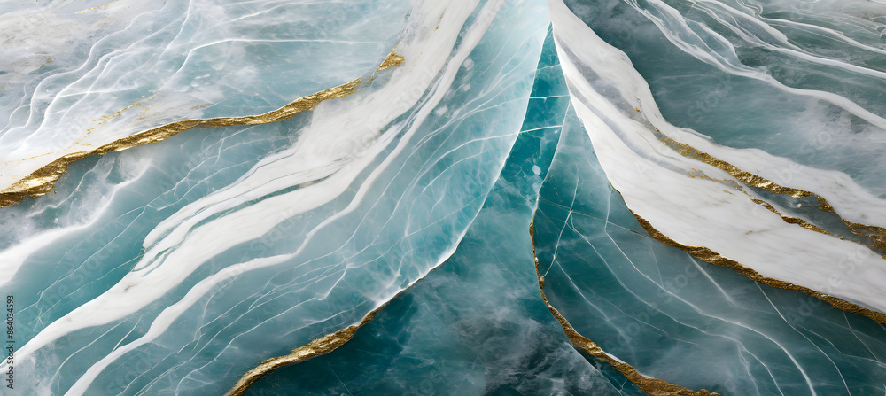 custom made wallpaper toronto digitalArctic Iceberg Marble Essence background marble. Generative AI.