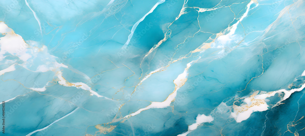 Azure Sky Blue Marble Dreams background marble. Generative AI. Azure Sky Blue Marble Dreams background marble. Generative AI.