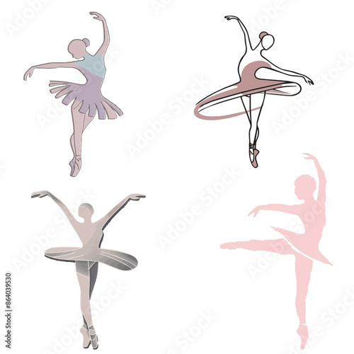 ballet dancer silhouette