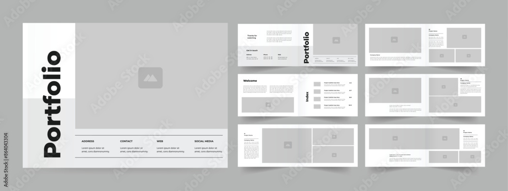 Landscape architecture portfolio and interior portfolio template Landscape architecture portfolio and interior portfolio template