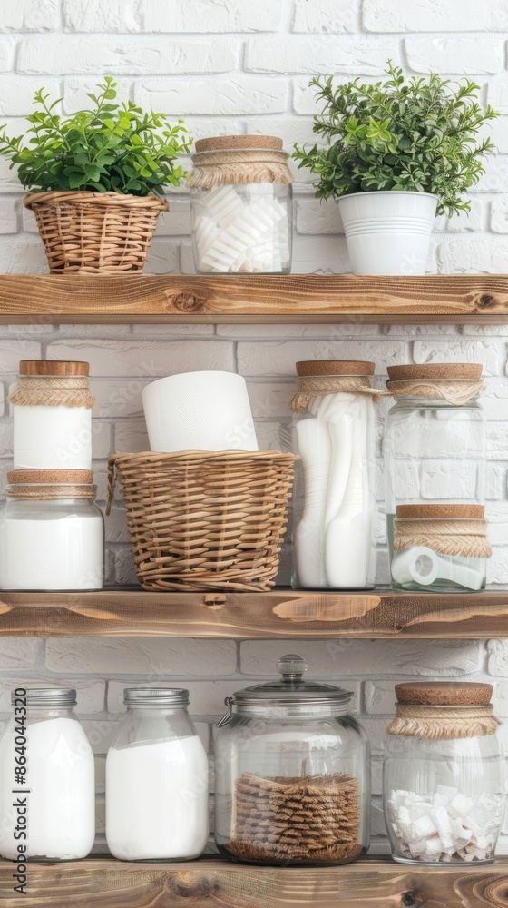 White Brick Wall Shelf Decor White Brick Wall Shelf Decor