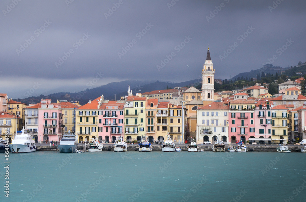 Fototapeta premium the city of Imperia, Liguria, Italy