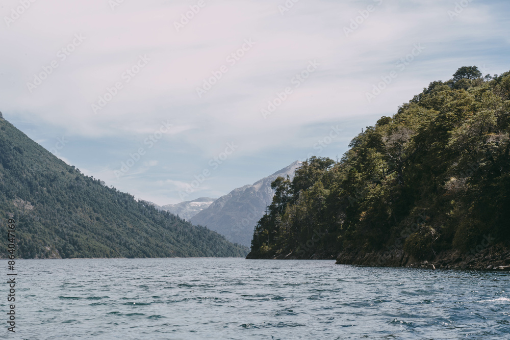 A mountain range is visible in the distance A mountain range is visible in the distance
