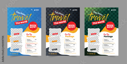 travel flyer and holiday flyer design travel tourism flyer design