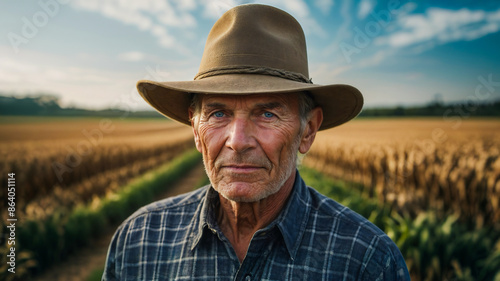 farmer in field photo