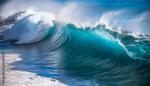 푸른 바다 파도(Blue sea waves, Ocean waves of blue)