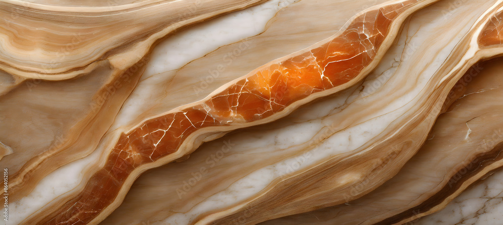 Obraz premium Cherry Wood Marble Texture background marble. Generative AI.